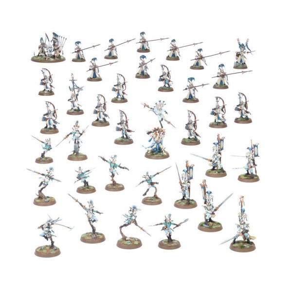 Warhammer Age of Sigmar: Fuerza de batalla Lumineth Realm-lords. Hueste Iliathiana
