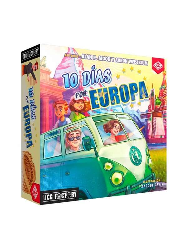 10 Días por Europa, En Español - Juego de tablero