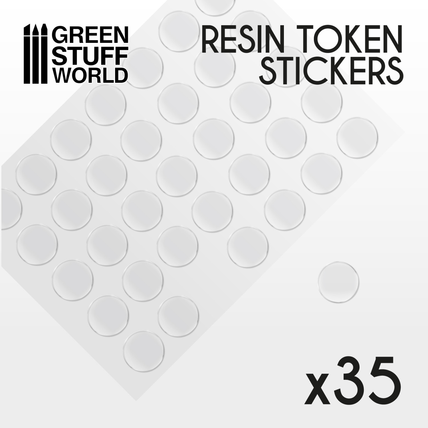 35x Cabuchones Adhesivos Epoxi 25mm
