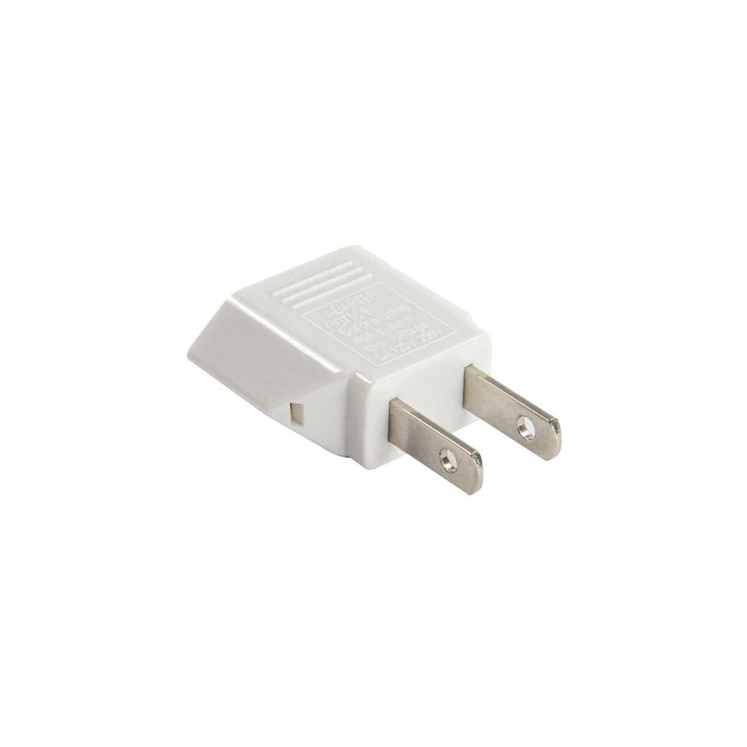 Adaptador enchufe UE-USA Blanco