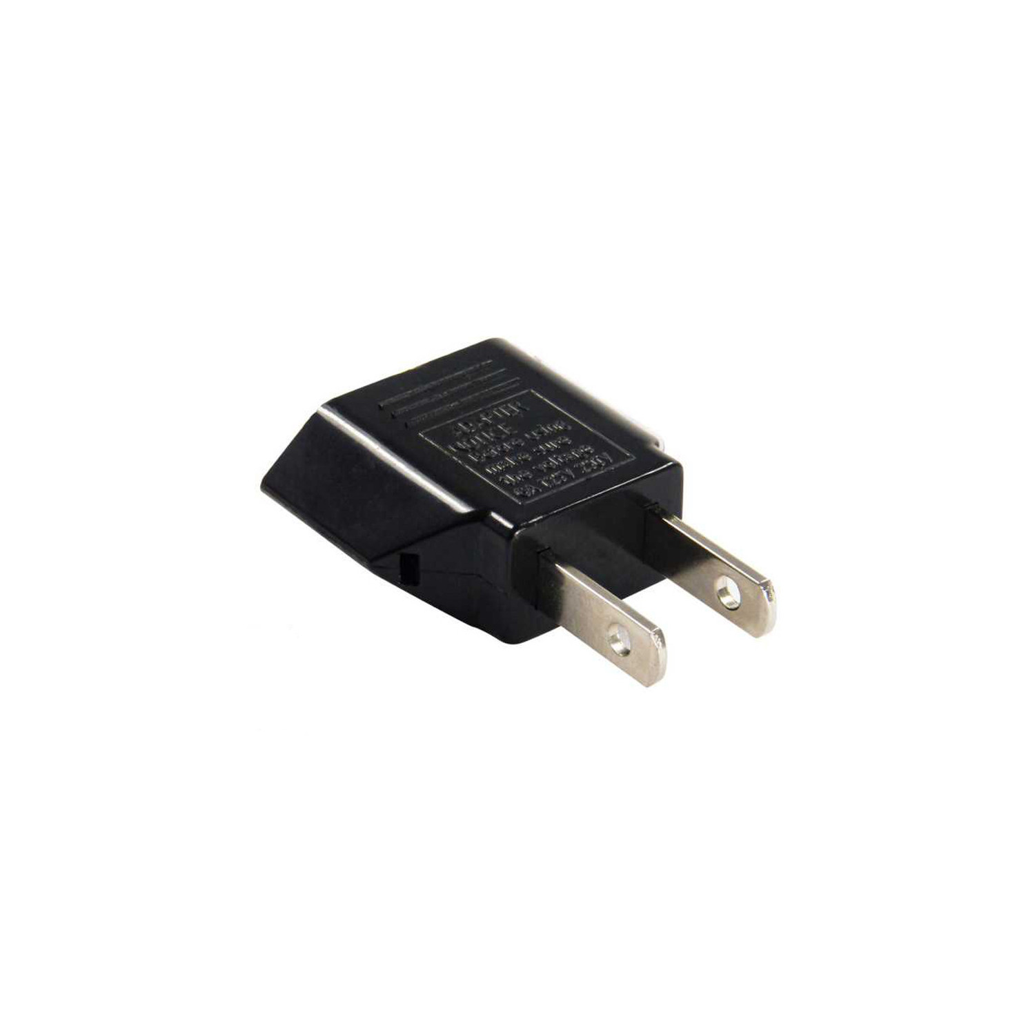 Adaptador enchufe UE-USA Negro