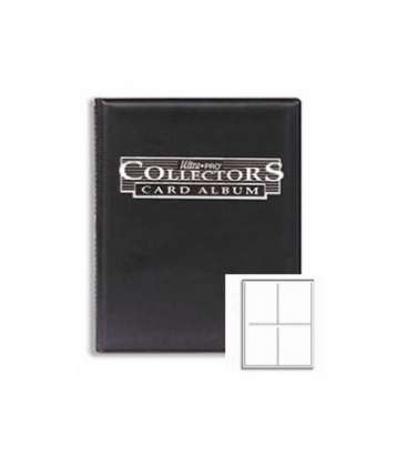Archivador 4 bolsillos portfolio Collector's negro Ultra Pro.