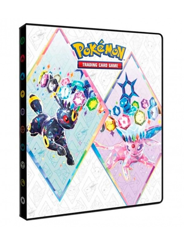 Archivador 4 bolsillos Portfolio Pokémon - Escarlata y Púrpura 8.5 - Prismatic Evolutions - Ultra Pro