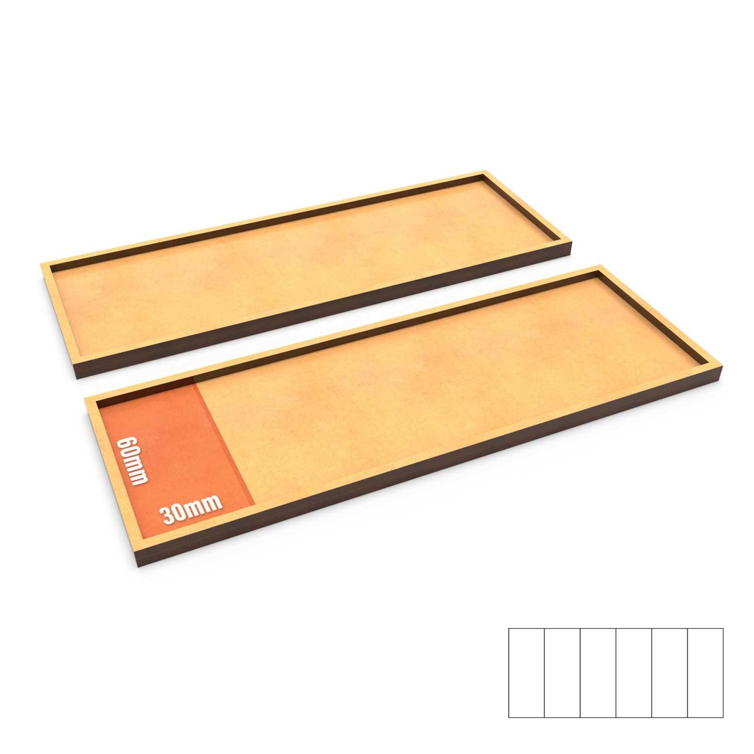 Bandejas de Movimiento DM - 180x60mm
