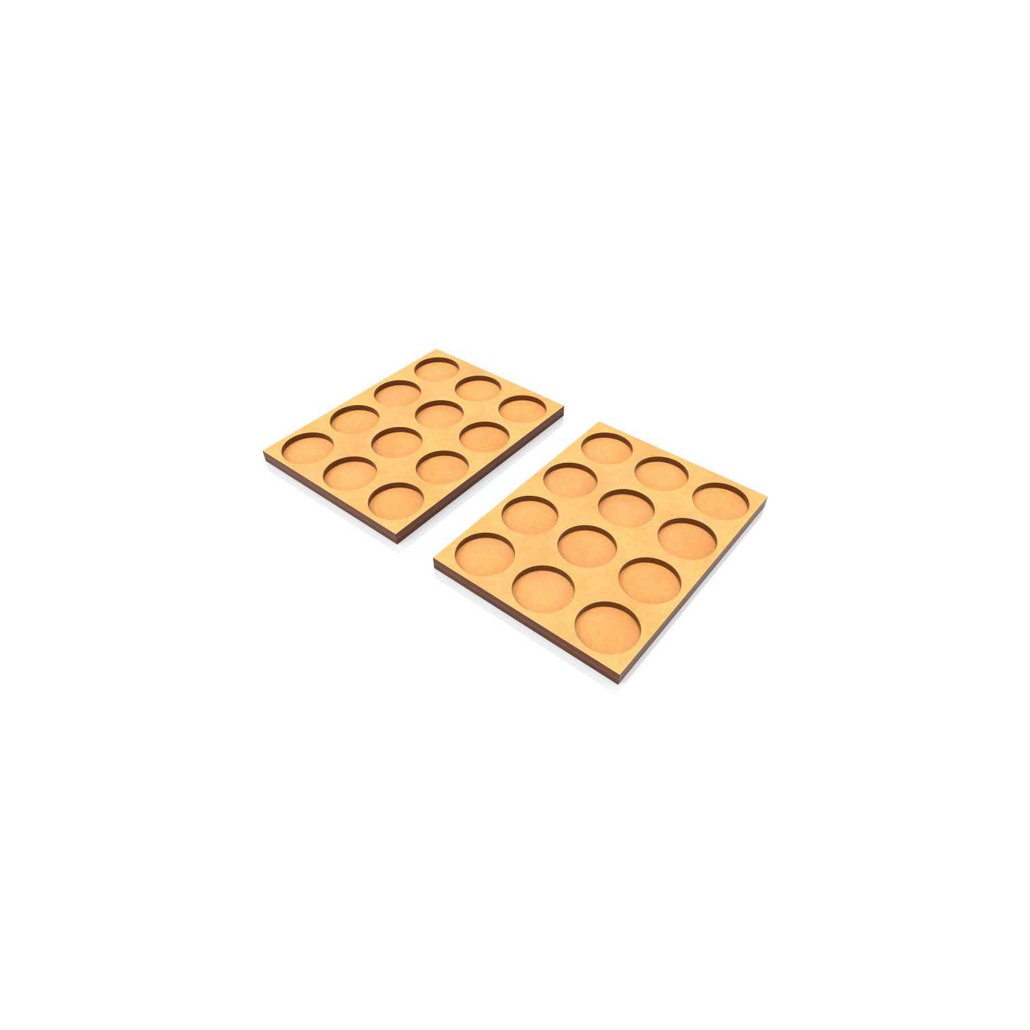 Bandejas de Movimiento DM 25mm 3x4 -  Hostigador Filas
