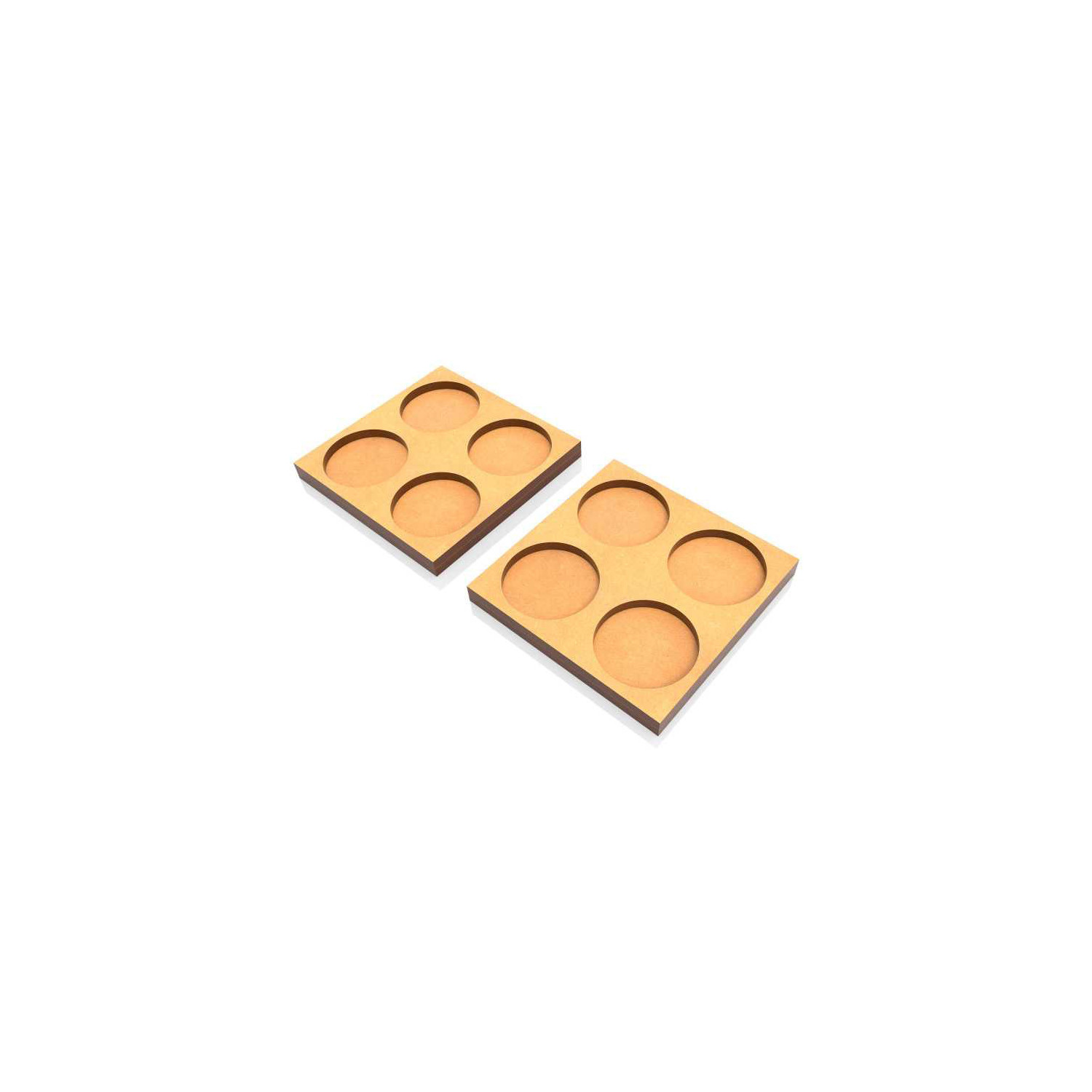 Bandejas de Movimiento DM 25mm 2x2 -  Hostigador Filas