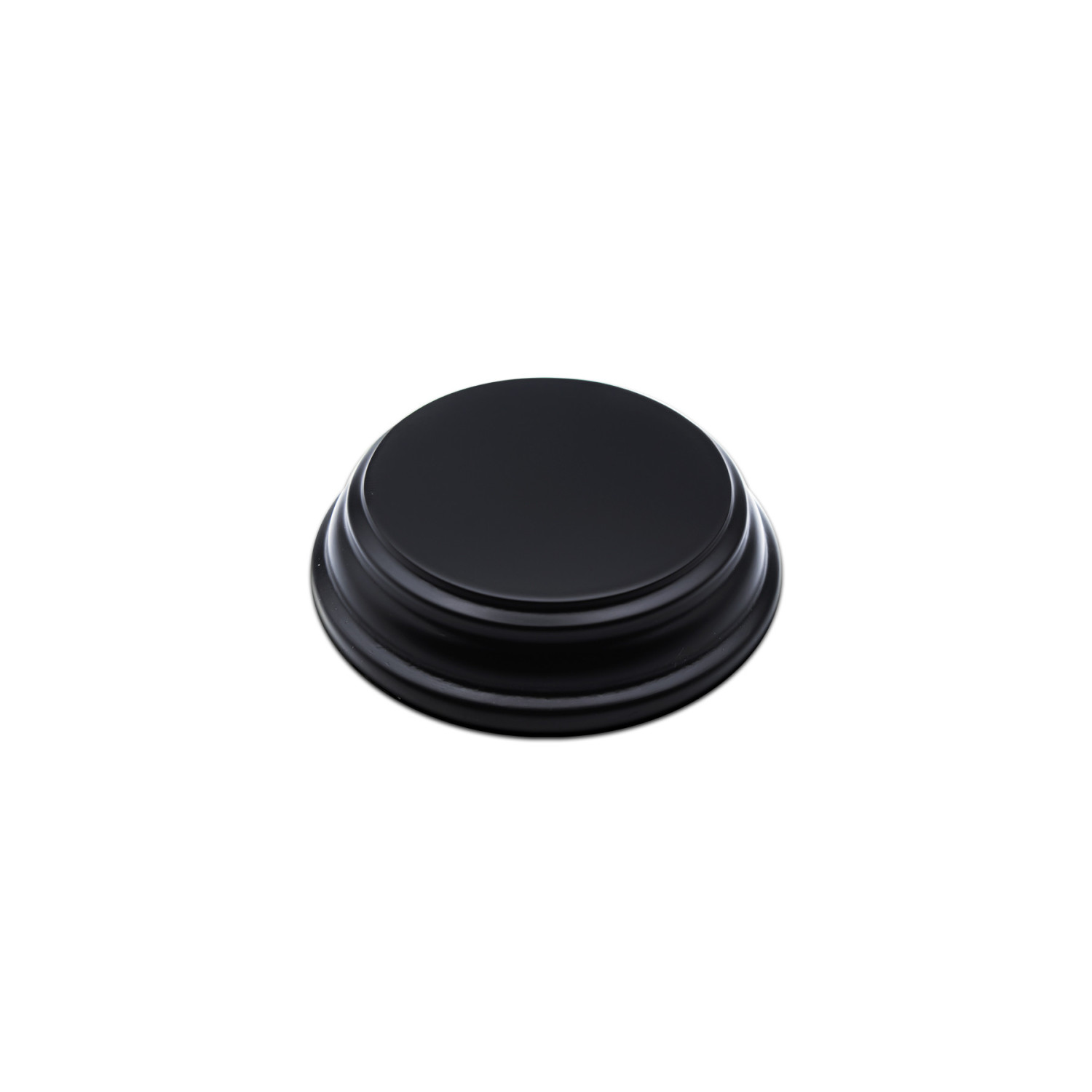 Base de Madera Redonda 4x4 cm - Negra