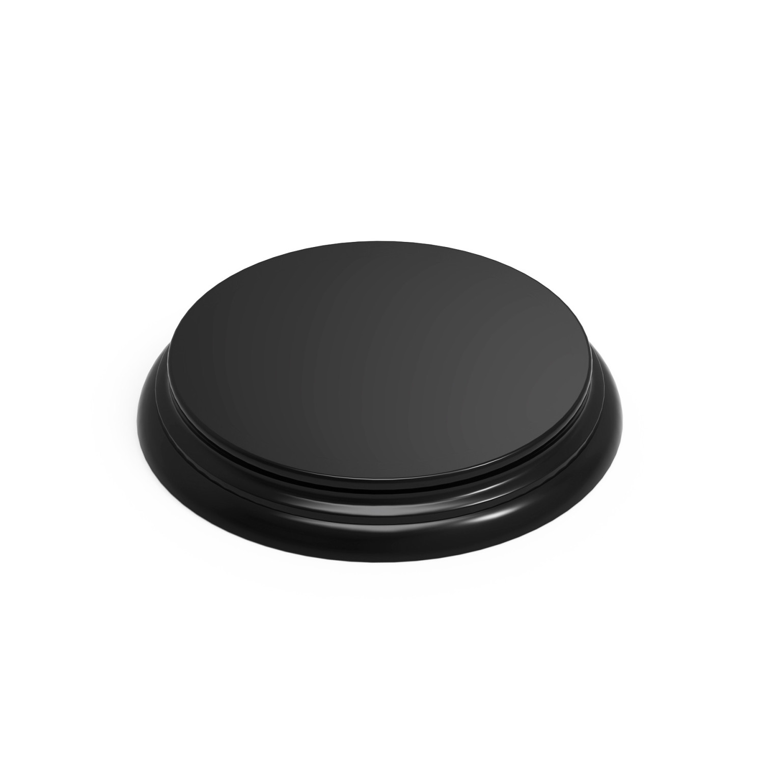 Base de Madera Redonda Negra 160mm