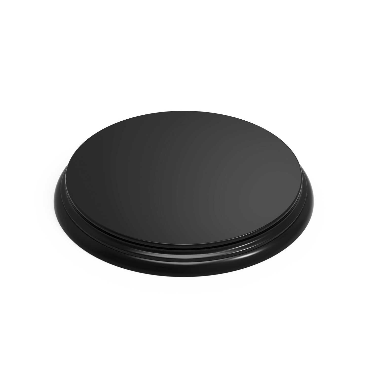 Base de Madera Redonda Negra 180mm