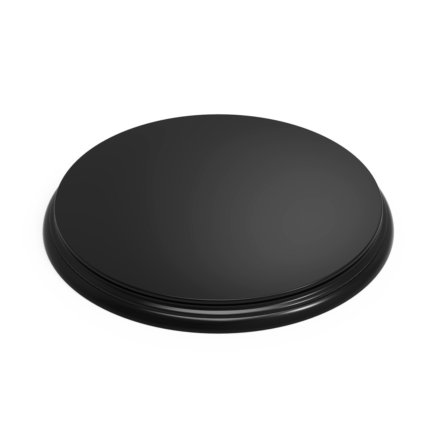 Base de Madera Redonda Negra 240mm