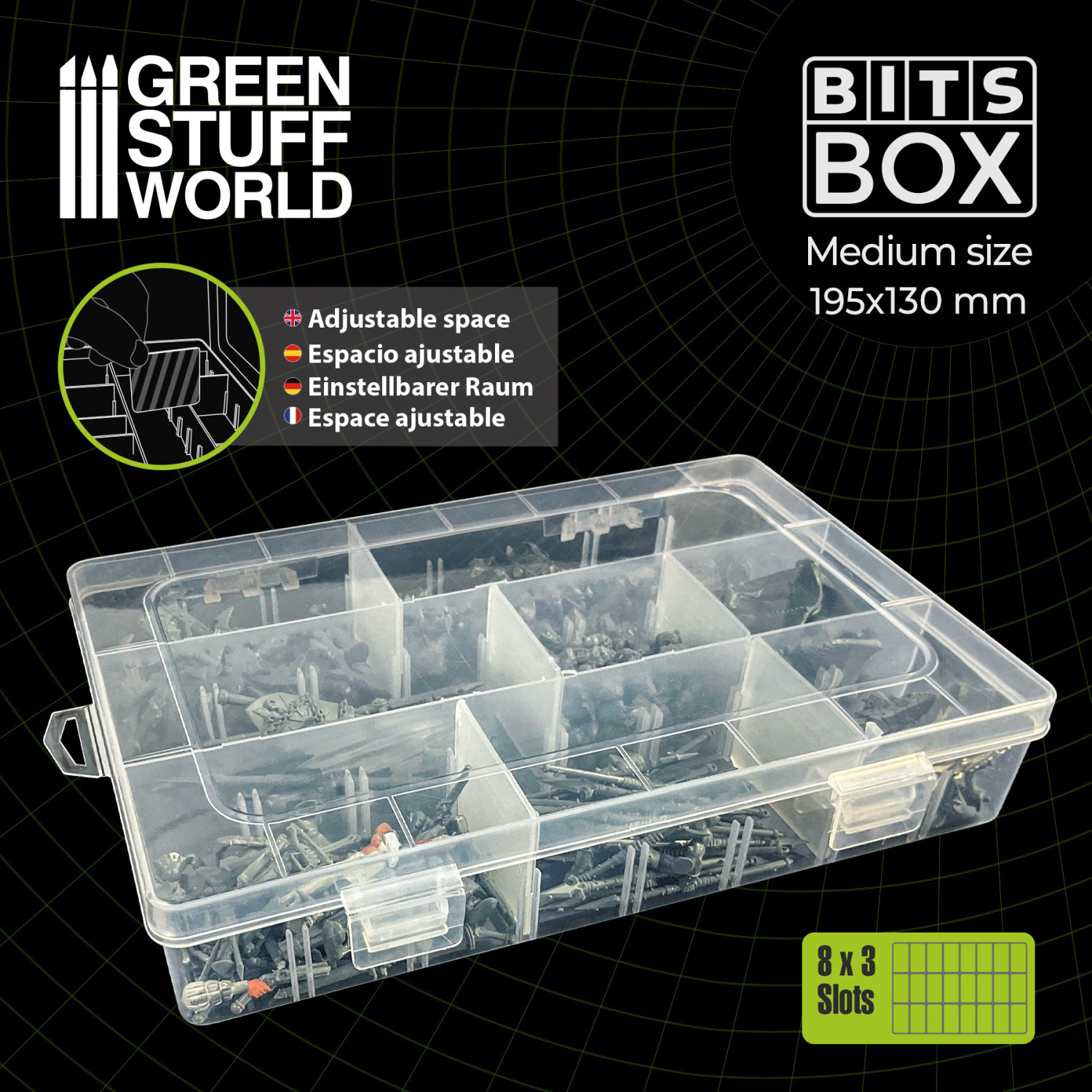 Cajas almacenaje Bits Box M