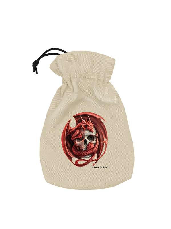 Bolsa de Dados Anne Stokes Dice Pouch: Skull Embrace - Q Workshop