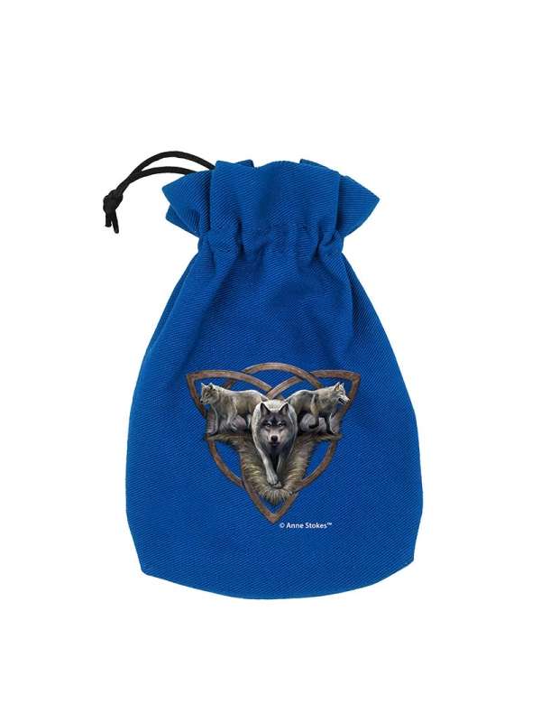 Bolsa de Dados Anne Stokes Dice Pouch: Wolf Trio - Q Workshop