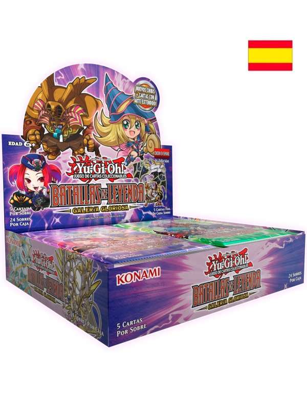 Booster Box Display (24 Sobres) Battles of Legend: Glorious Gallery Español - Yu - Gi - Oh!