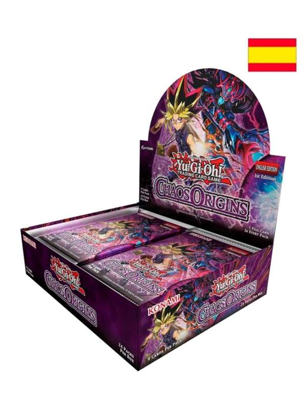 Booster Box Display (24 Sobres) Chaos Origins Español - Yu - Gi - Oh!
