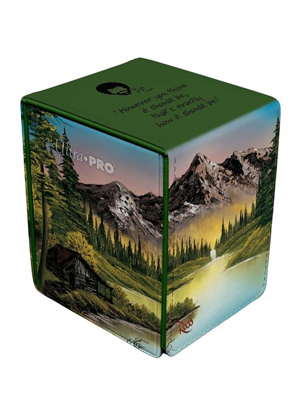 Caja de Mazo Alcove Flip Deck Box Mountain Retreat Bob Ross - Ultra Pro