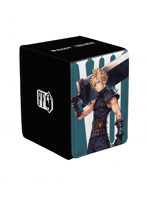 Caja de mazo Cloud, Ex - SOLDIER Black - Stitched MAGIC: THE GATHERING—FINAL FANTASY - Ultra Pro