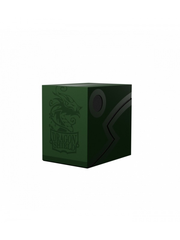 Caja de mazo Deck Box DS Double Shell Verde/Negro Dragon Shield