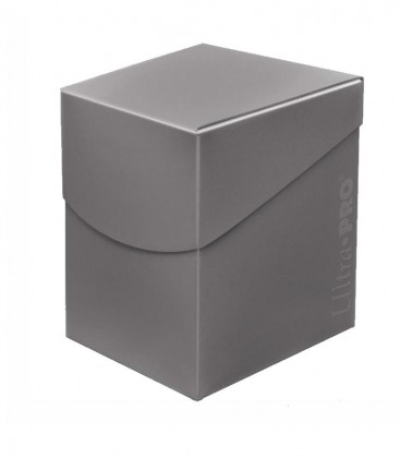 Caja de mazo Deck Box Eclipse 100 Gris Ultra Pro.