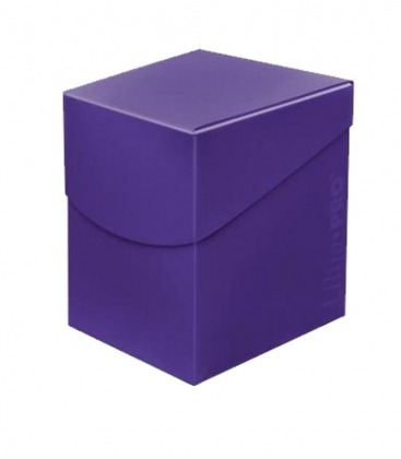 Caja de mazo Deck Box Eclipse 100 Morado Ultra Pro.