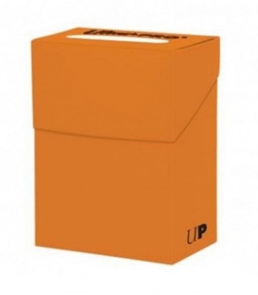 Caja de mazo Deck Box New Solid Naranja Ultra Pro.