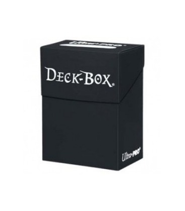 Caja de mazo Deck Box Solid Negro Ultra Pro.