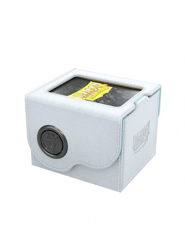 Caja de mazo Dragon Box White & Aqua (+100) - Dragon Shield