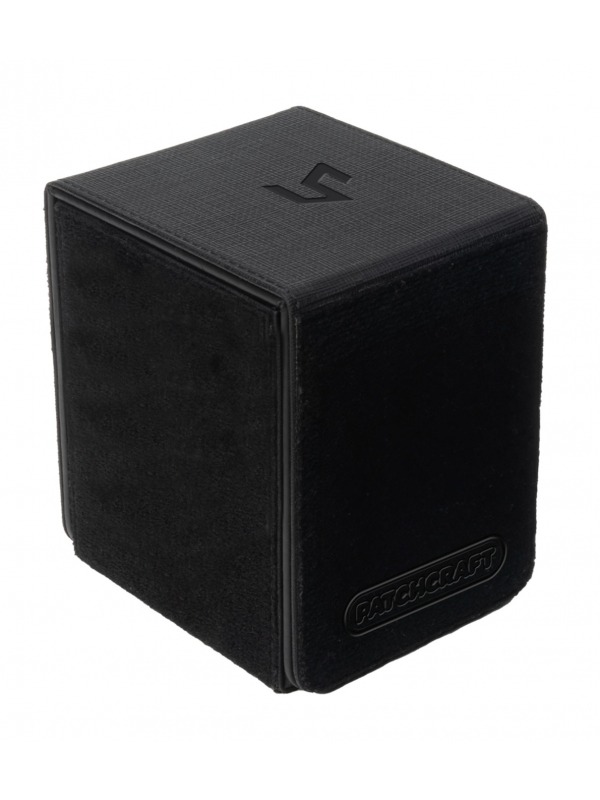 Caja de mazo Patchcraft ™Alcove Flip Deck Box Negro - Ultra Pro