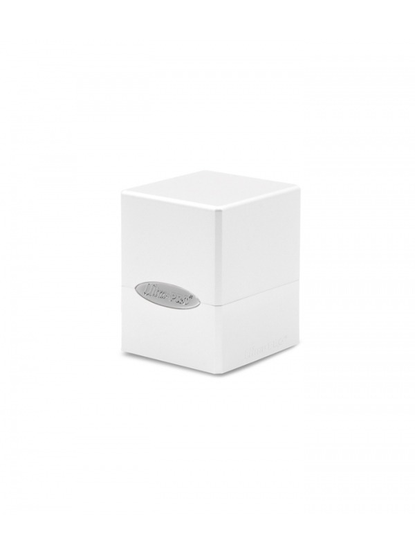 Caja de mazo Satin Cube Deck Box blanco Ultra Pro
