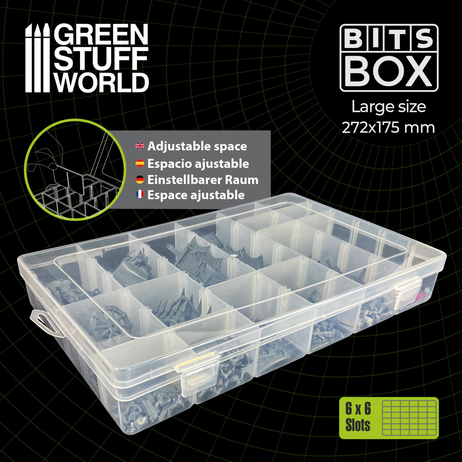 Cajas almacenaje Bits Box L