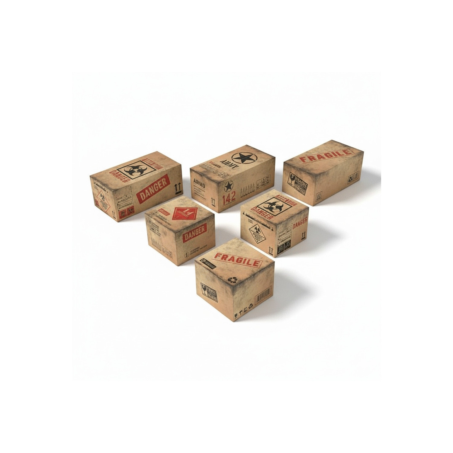 Cajas en Miniatura Impresas - Grandes