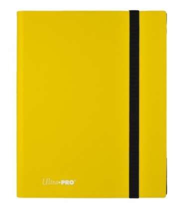 Carpeta 9 bolsillos PRO - Binder Eclipse Lemon Yellow amarillo Ultra Pro