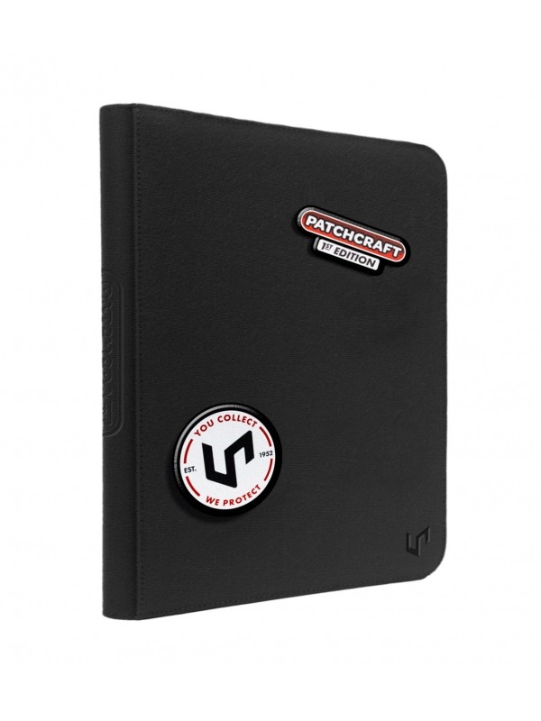 Carpeta con 9 bolsillos Patchcraft ™ Zippered PRO - Binder Negro - Ultra Pro