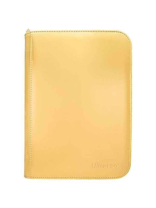 Carpeta con cremallera 4 bolsillos PRO - Binder Zippered Amarillo Ultra Pro