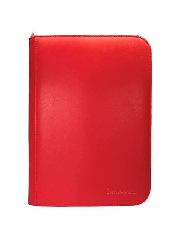 Carpeta con cremallera 4 bolsillos PRO - Binder Zippered Rojo Ultra Pro