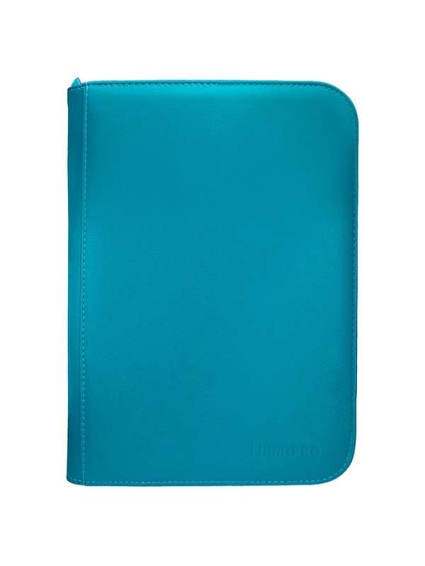 Carpeta con cremallera 4 bolsillos PRO - Binder Zippered Verde azulado Ultra Pro