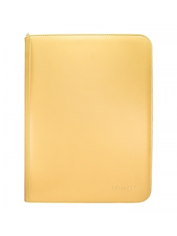 Carpeta con cremallera 9 bolsillos PRO - Binder Zippered Amarillo Ultra Pro