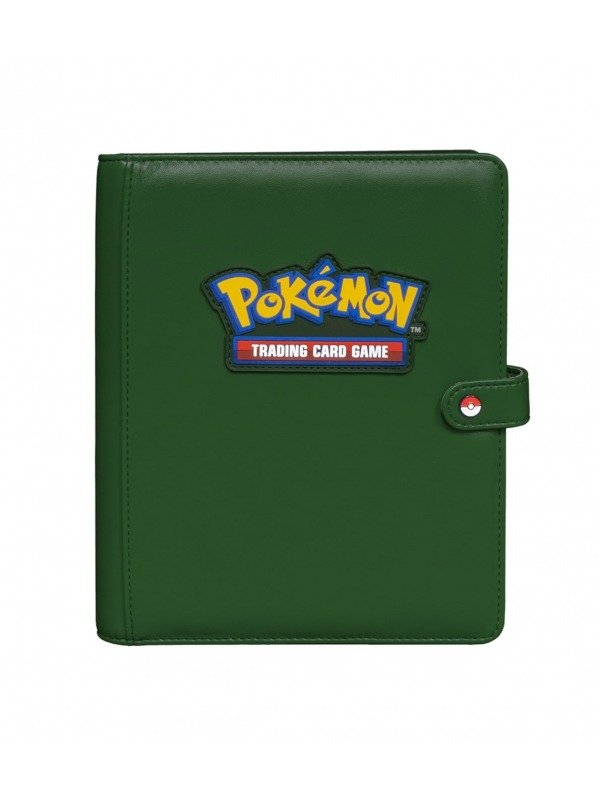 Carpeta Premium Snap Binder 4 Bolsillos Verde Pokémon - Ultra Pro
