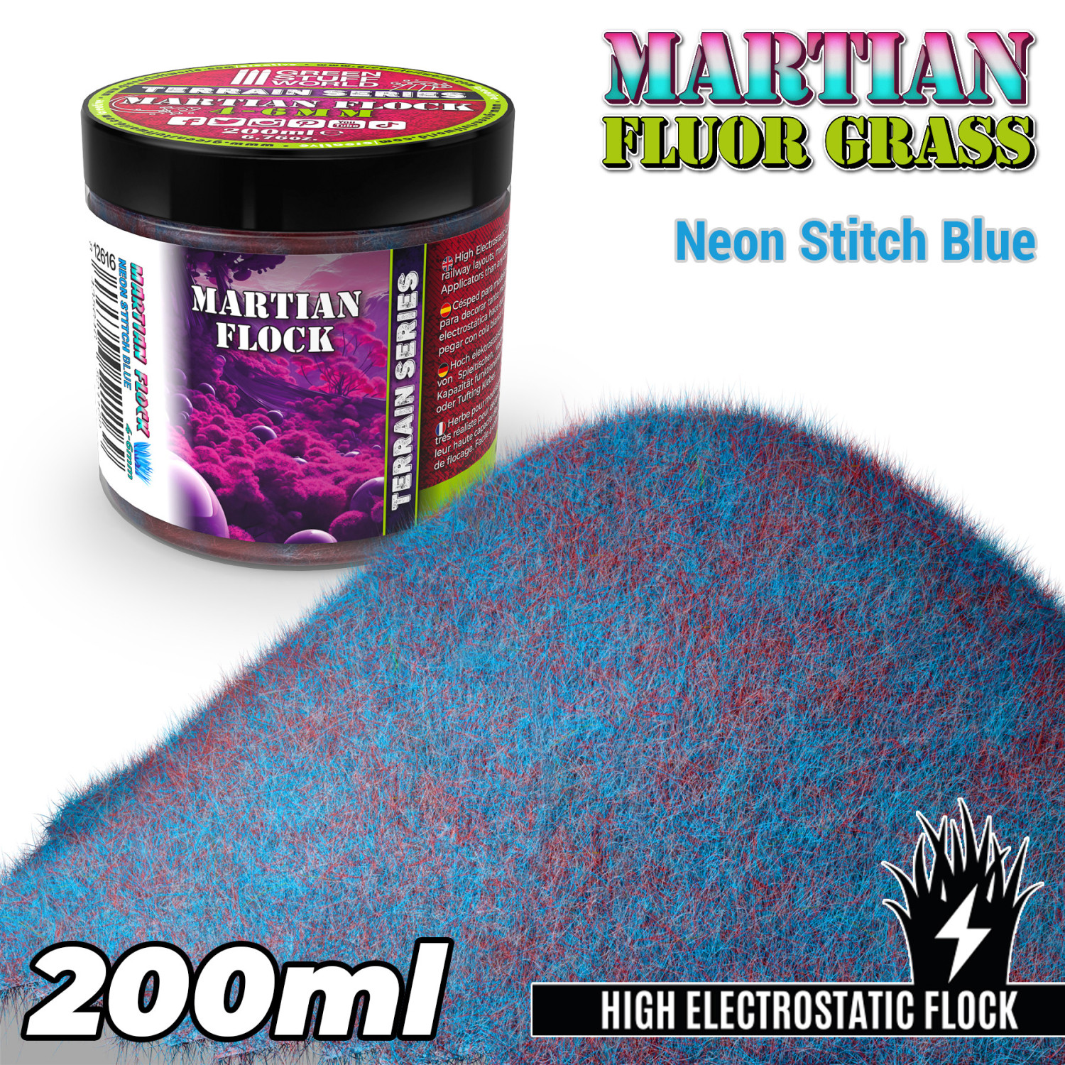 Cesped Marciano Fluor - Neon Stitch Blue  - 200ml