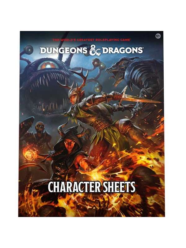 Character Sheets (2024) - Inglés - Wizards of the Coast - Dungeons and Dragons