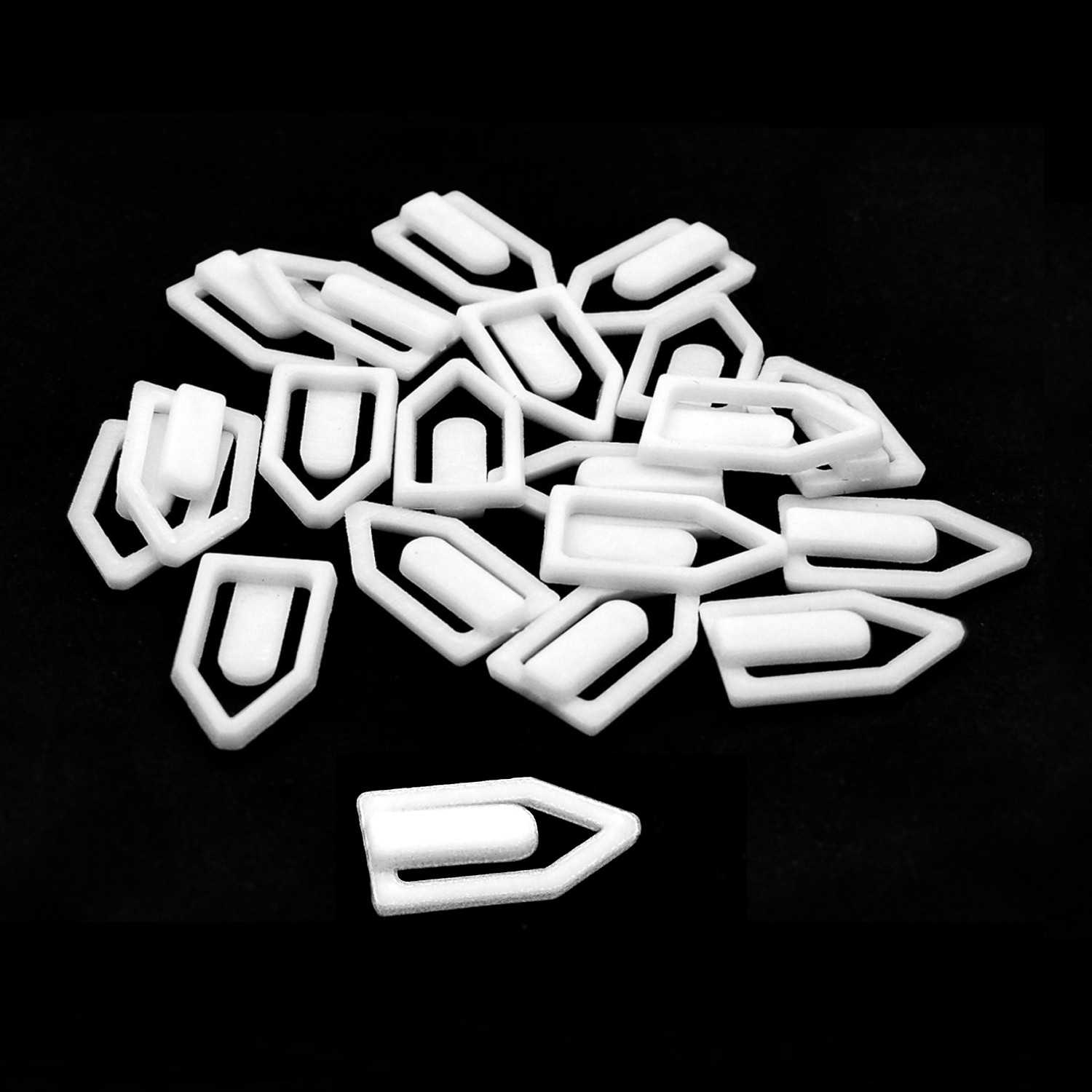Clips de Plástico - Blanco