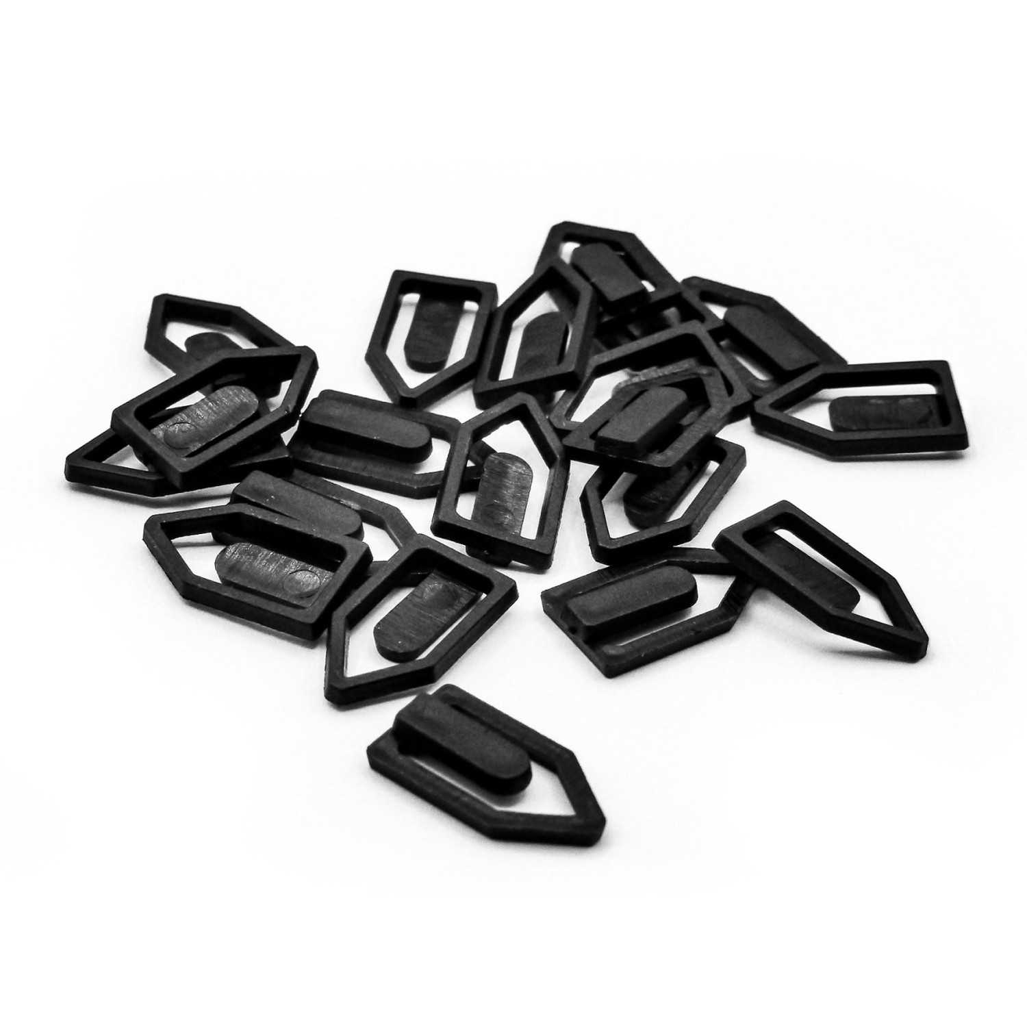 Clips de Plástico - Negro