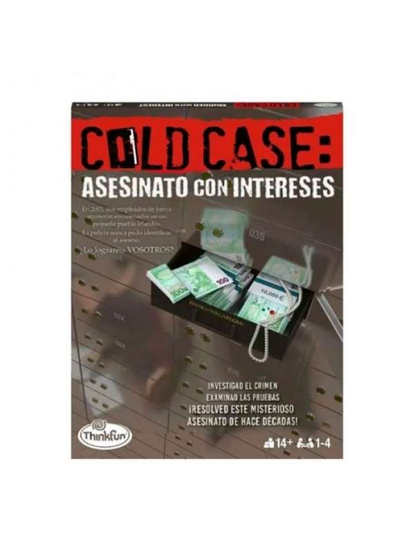 Cold Case: Asesinato con intereses en Español Juego de mesa Think Fun