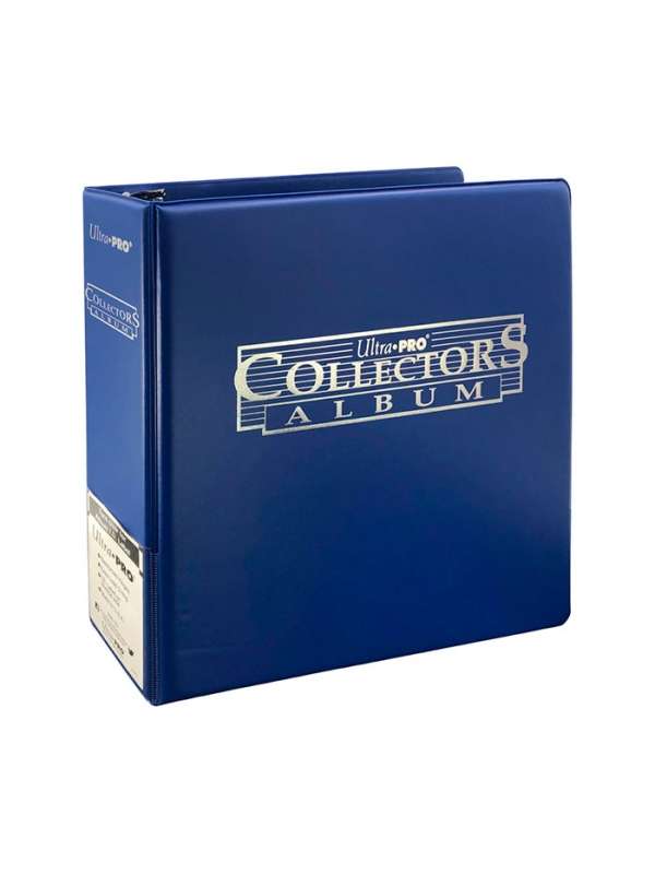 Collector's Card Ultra Pro. Album de tres anillas. Color Cobalto.
