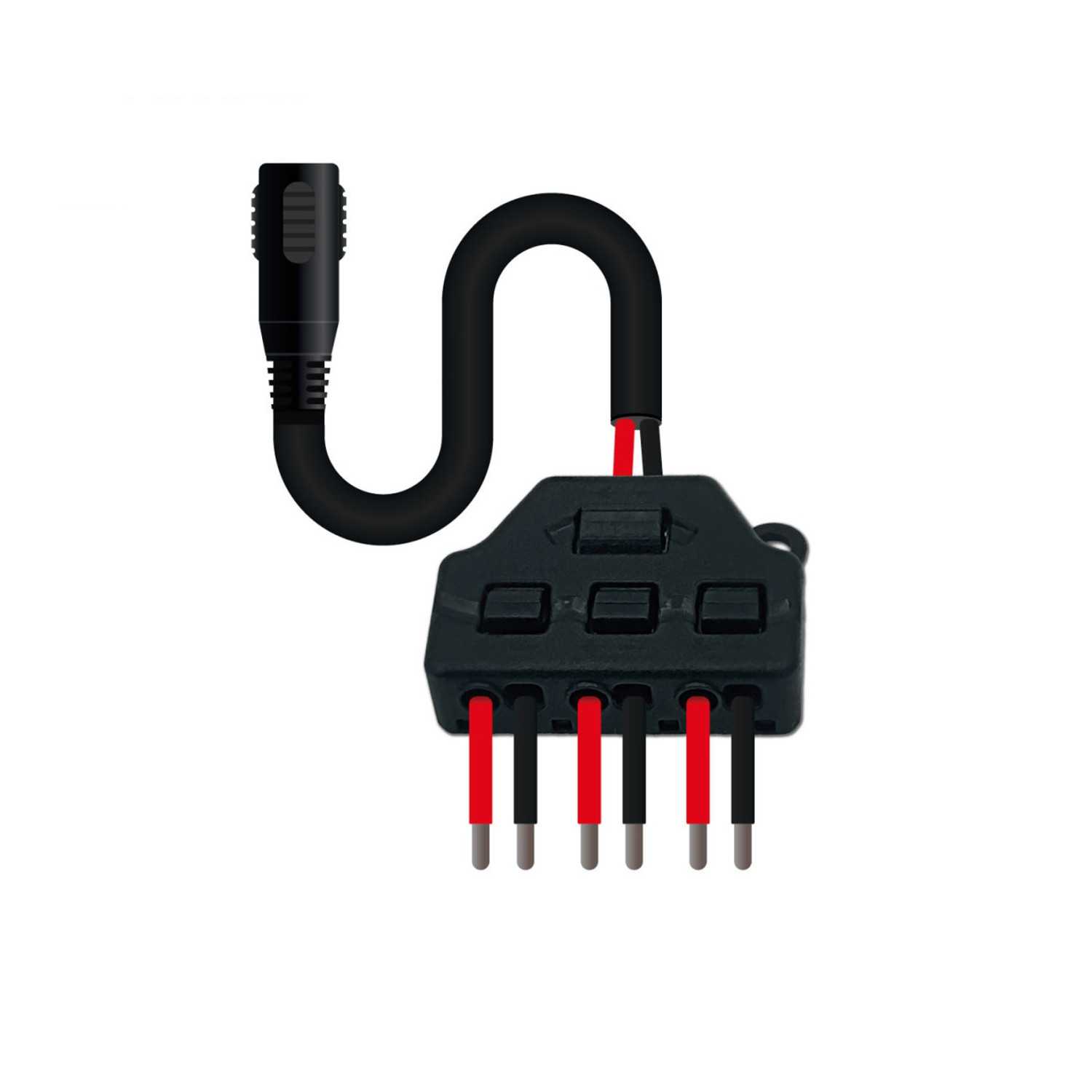 Conector Rapido x3 salidas + Cable JACK