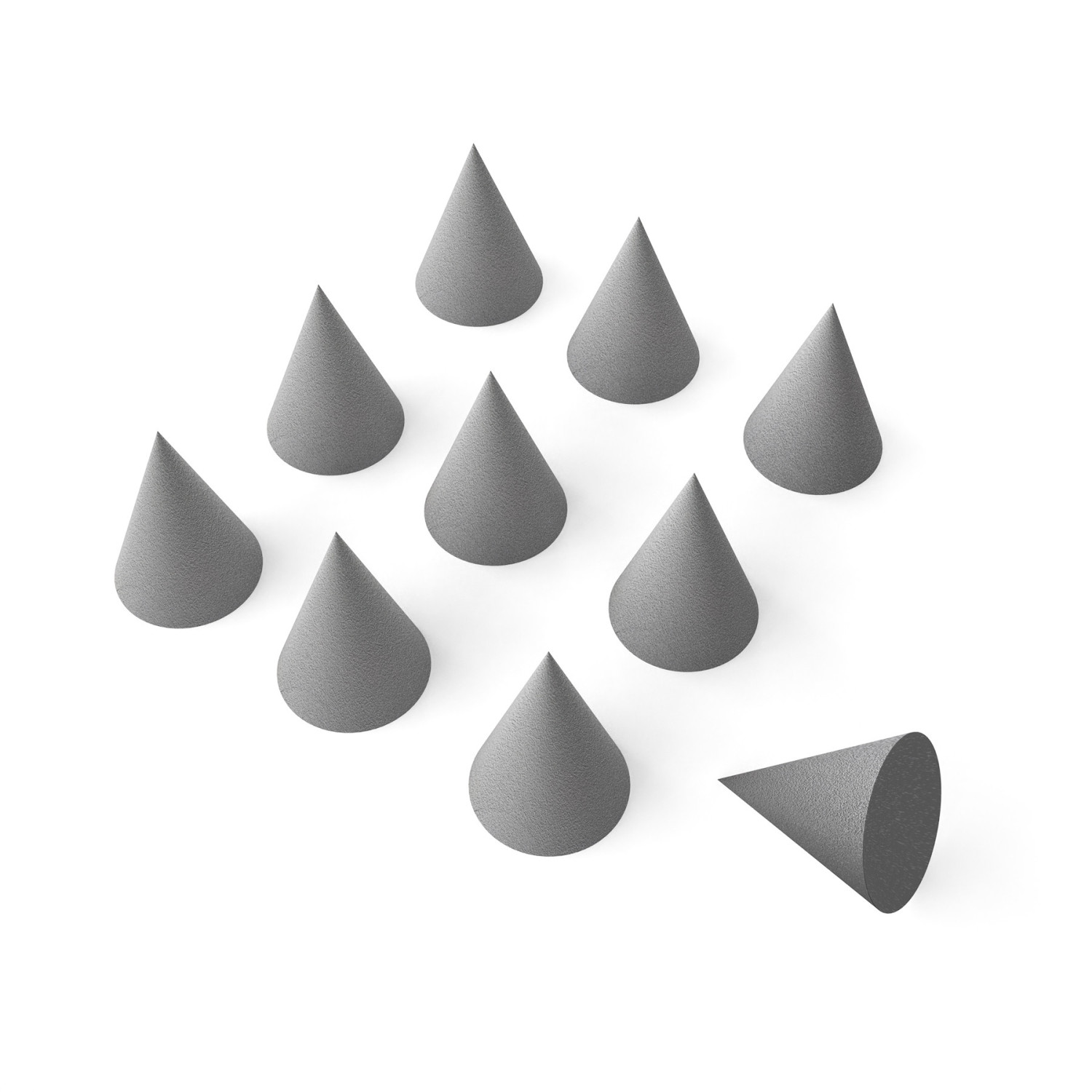 Conos de goma EVA 30mm (pack x10)