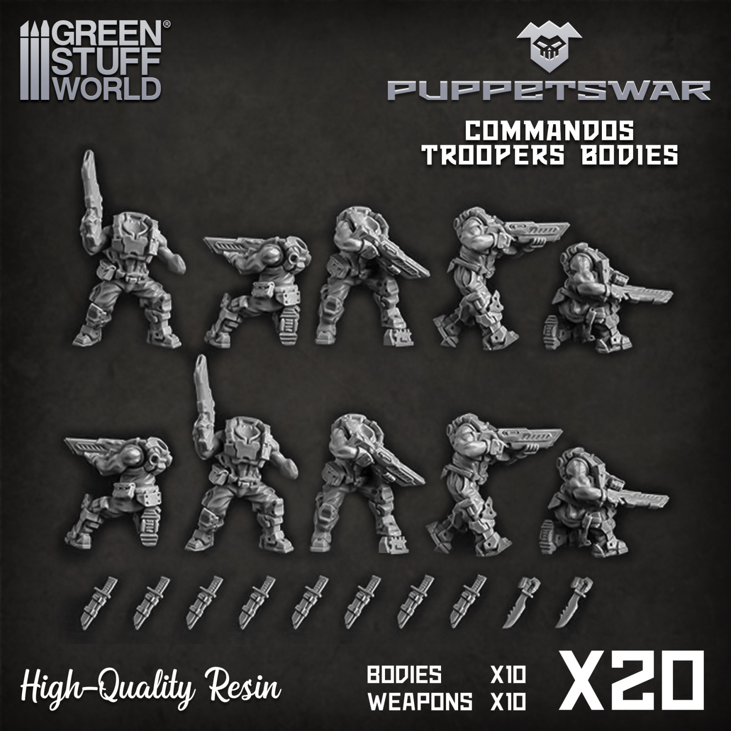 Cuerpos de soldados de comandos