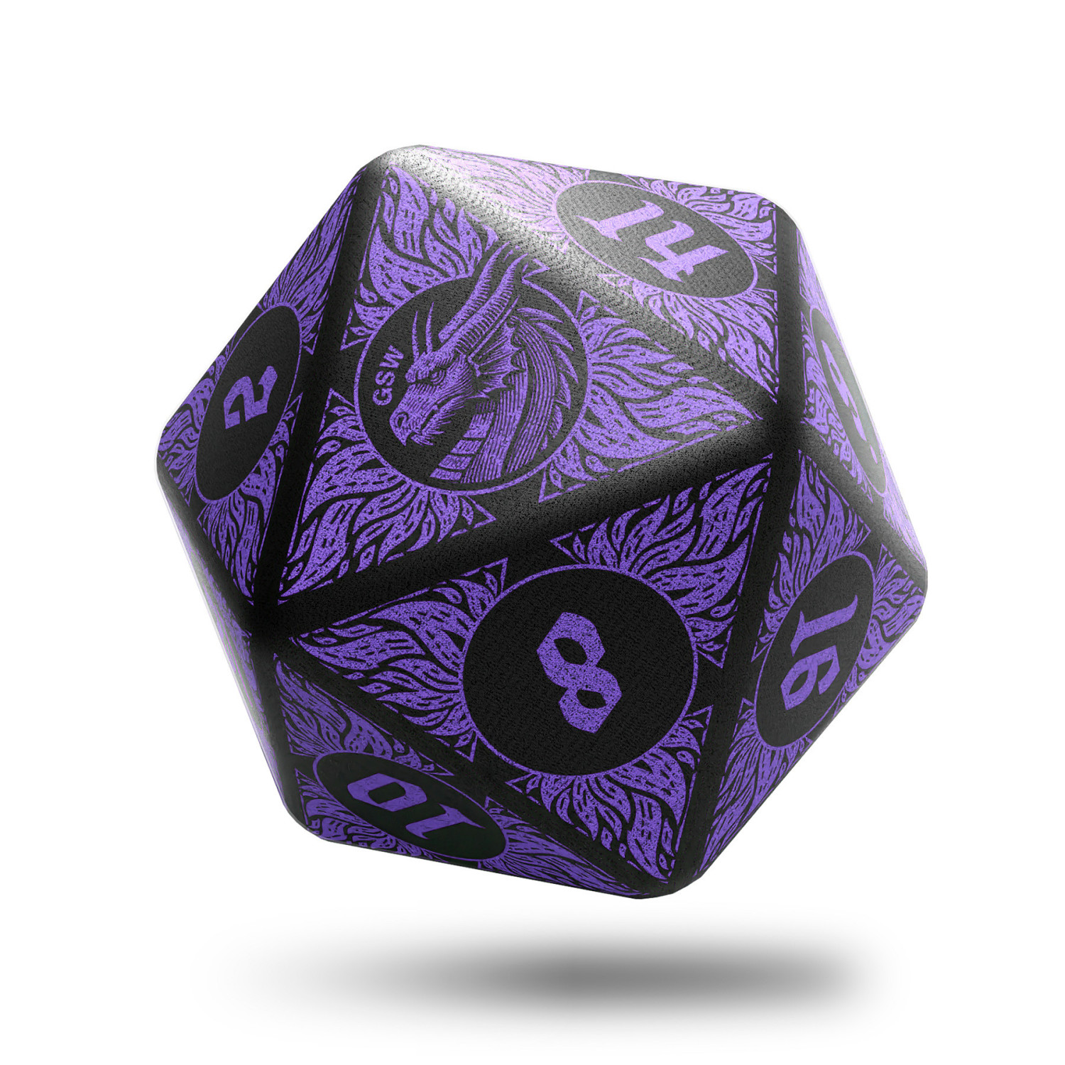 Dado Antiestress Gigante D20 - DRAGON