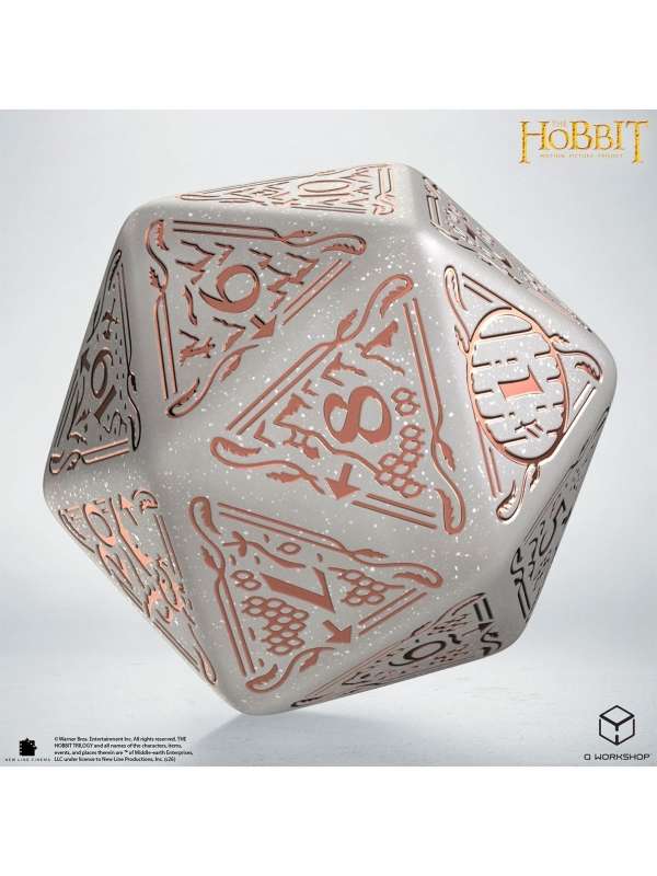 Dado Jumbo D20 Radiant - The Hobbit - Q Workshop