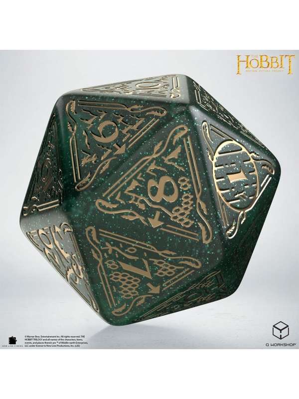 Dado Jumbo D20 Tideborn - The Hobbit - Q Workshop